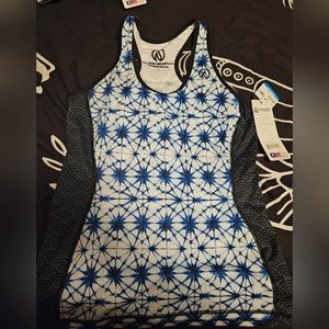 InkNBurn Shibori Racerback Tank NWT Medium